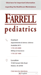 Mobile Screenshot of farrellpediatrics.com